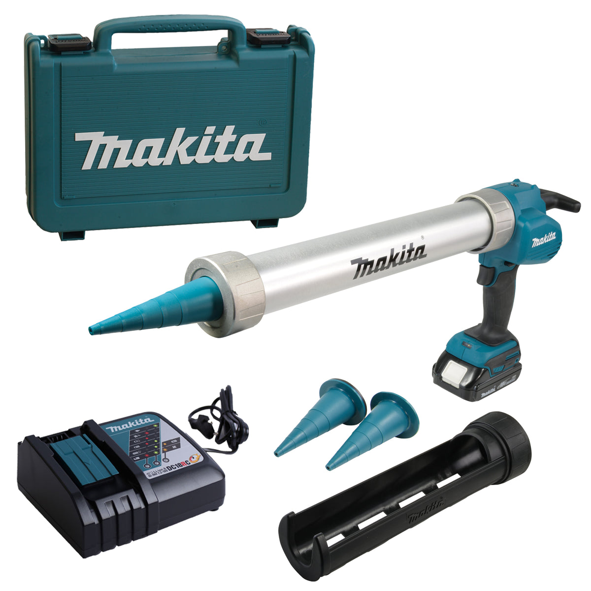 Cartuccia della batteria Makita pistola DCG180RYEX 18V 1x1.5 Ah batteria con caricabatteria nel caso