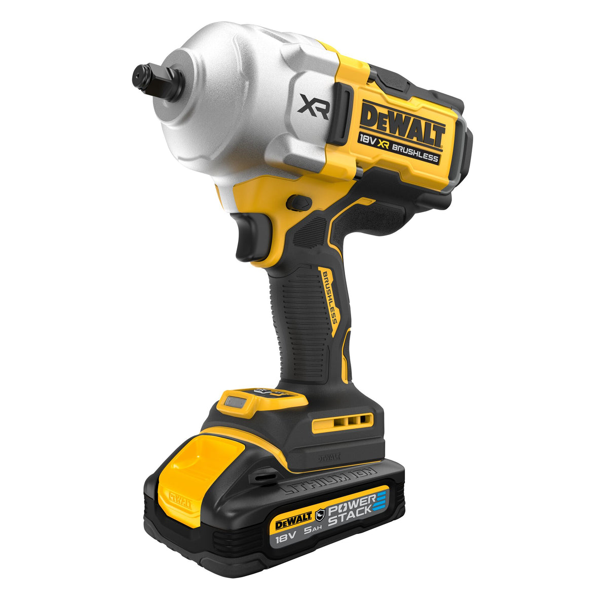 Cacciavite senza cavo DeWALT DCF961H2G, 1/2", 18V 2x 5.0 Ah POWERSTACK e caricatore