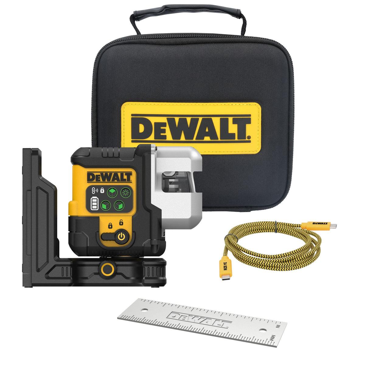 DeWALT Laser multiligne DCLE14301GB avec batterie intégrée