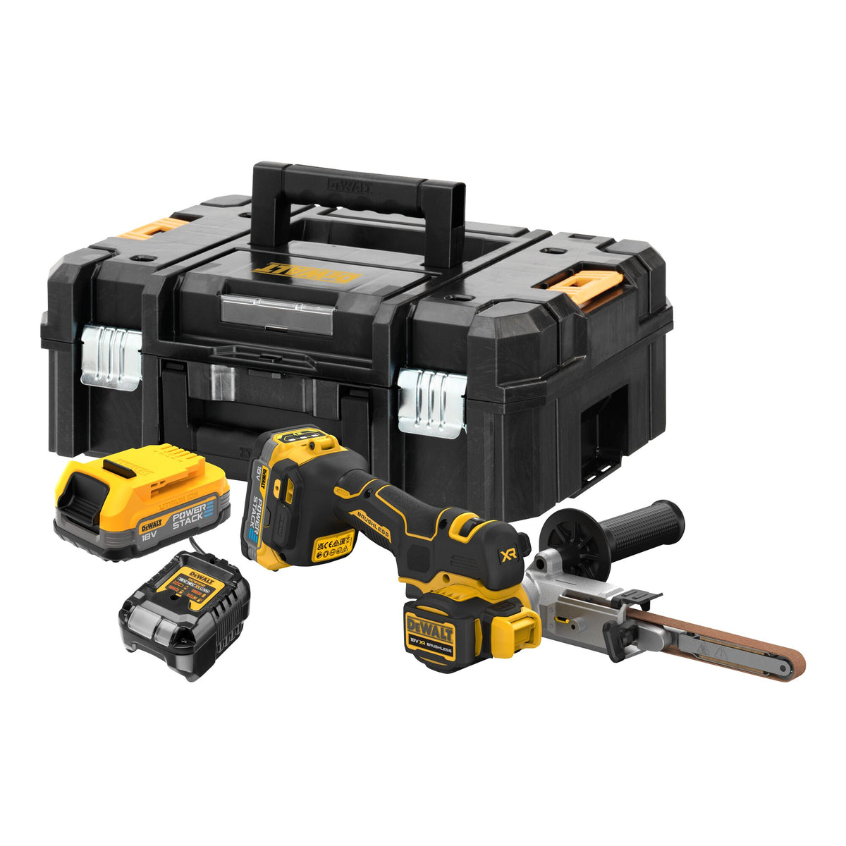 DeWALT batteria DCM200E2T, 2x 1.7 Ah Powerstack e caricabatterie in TSTAK