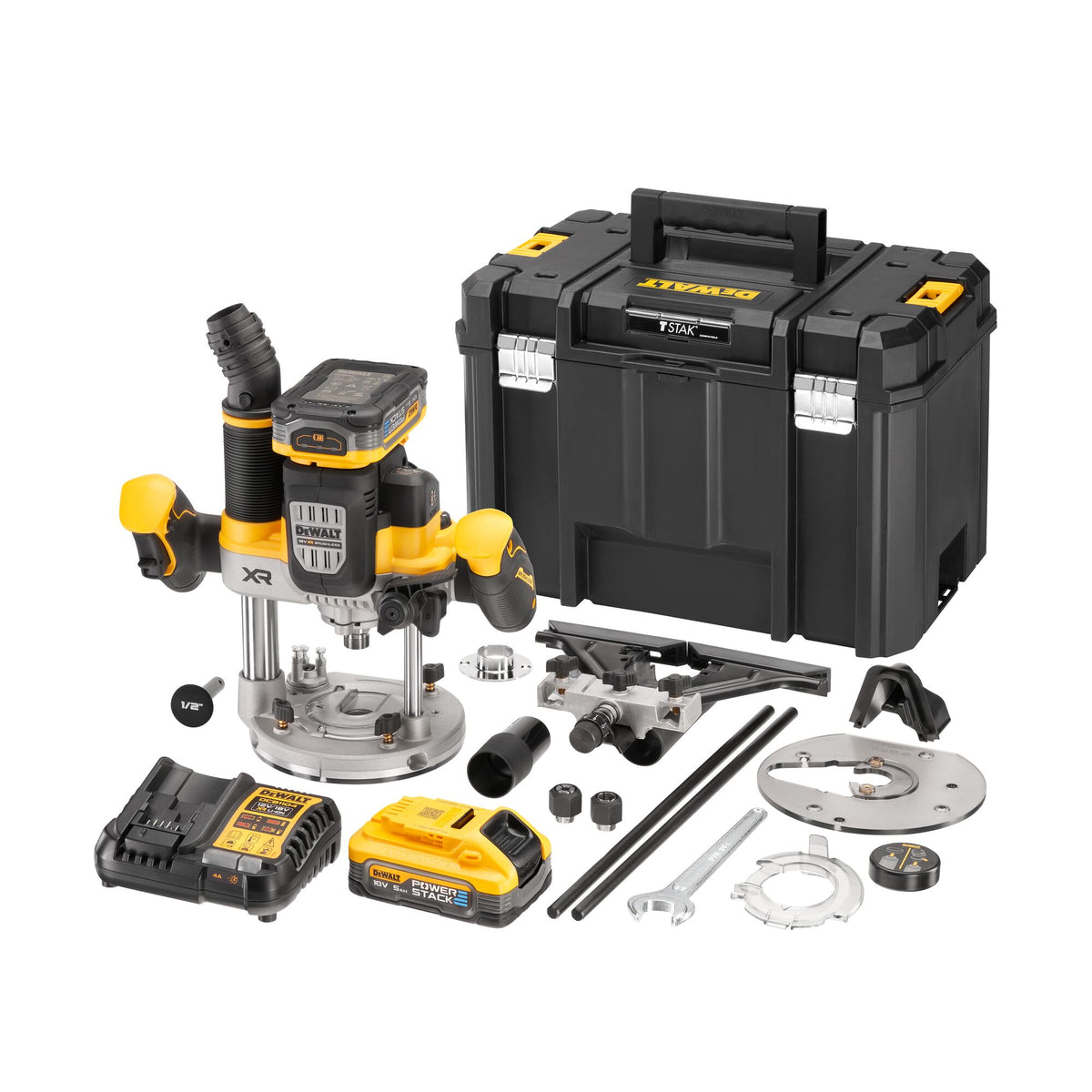 DeWALT DCW620H2, 18 V, 2x 5.0 Ah et chargeur en TSTAK VI
