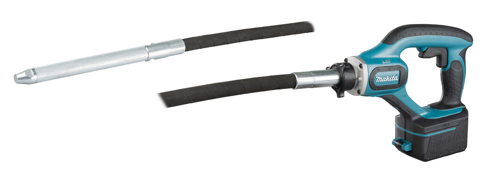 Compresseur de béton sans fil Makita DVR450RTE, 18V, 2x 5,0 Ah et chargeur dans le coffret