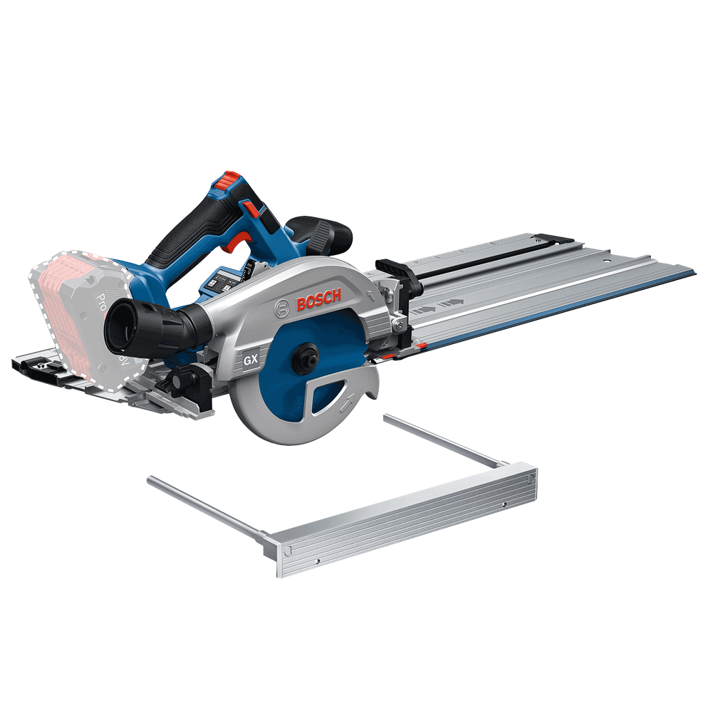 Scie circulaire sans fil Bosch GKS 18V-57-2 GX + rail de guidage FSN 440 X
