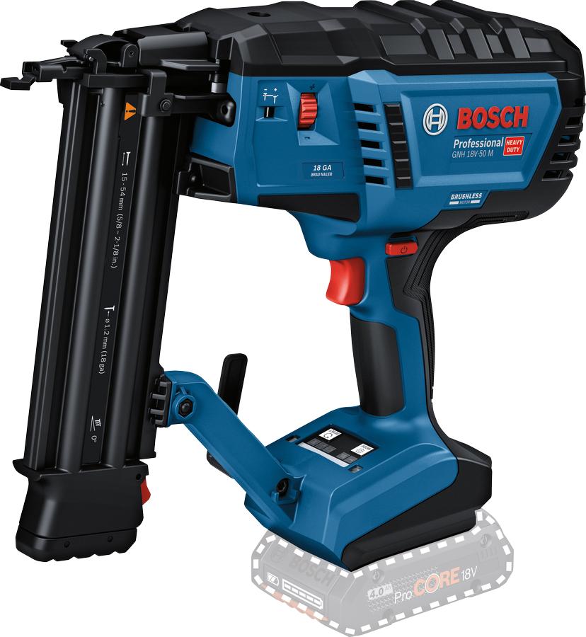 Cloueur sans fil Bosch GNH 18V-50 M sans batterie ni chargeur en carton