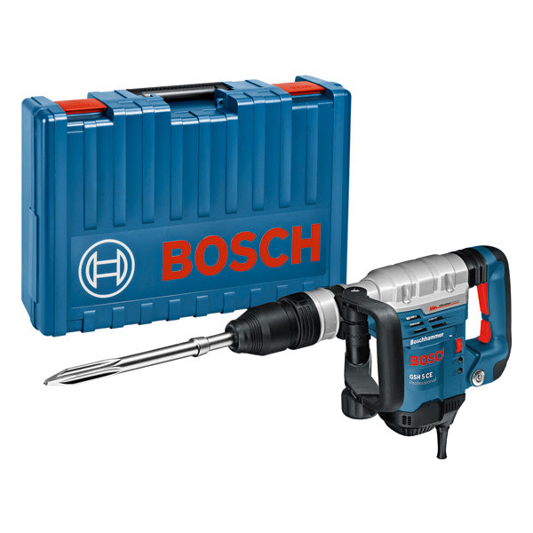 Bosch Schlaghammer GSH 5 CE Professionale con SDS-max in set in caso di artigianato