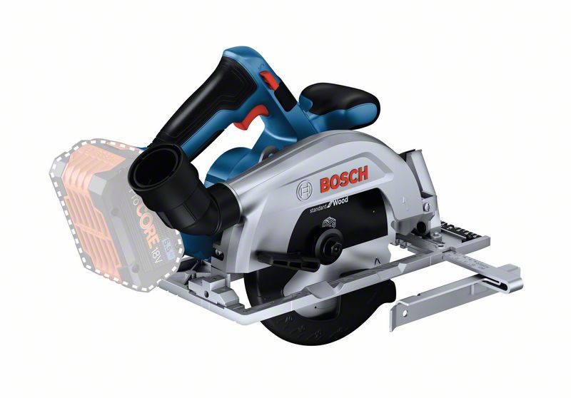 Bosch Scie circulaire sans fil GKS 18V-57-2, 2 batteries ProCORE18V 5,5 Ah, chargeur en L-BOXX