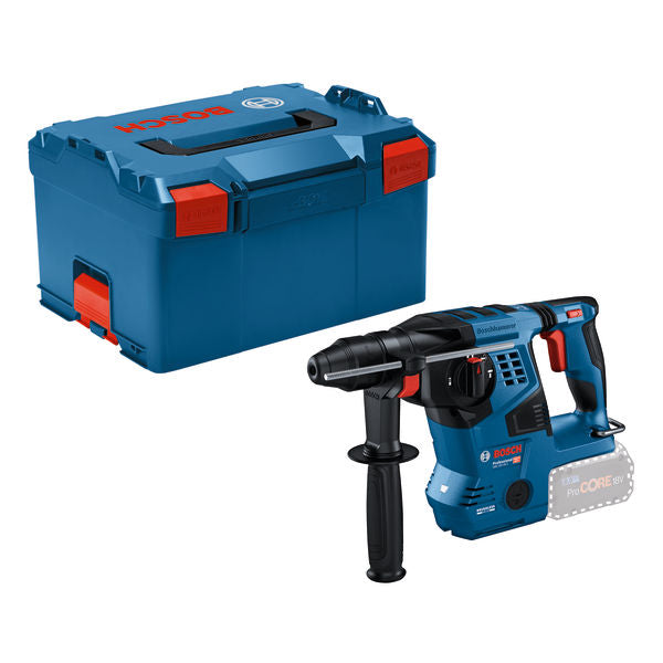 Bosch martello cordless GBH 18V-28 C, SDS plus senza batteria e caricabatterie in L-BOXX