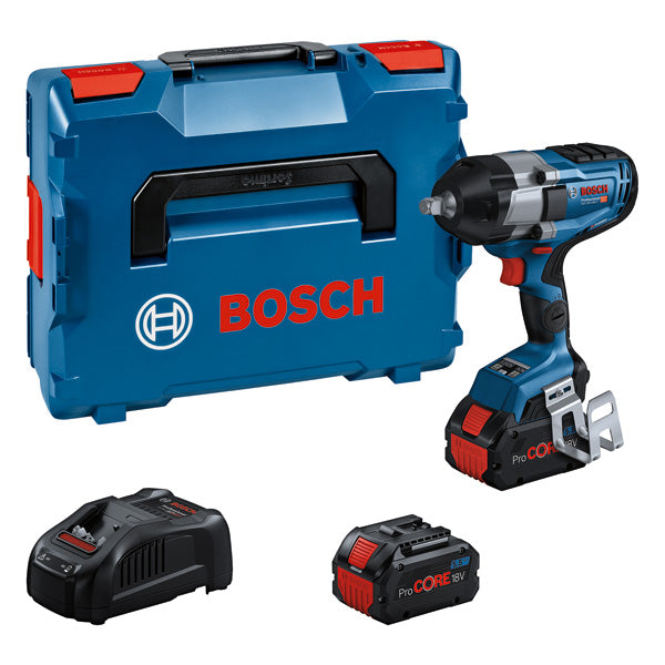 Cacciavite batteria Bosch BITURBO GDS 18V-1000 C 2x 5.5 Ah e caricabatterie in L-BOXX