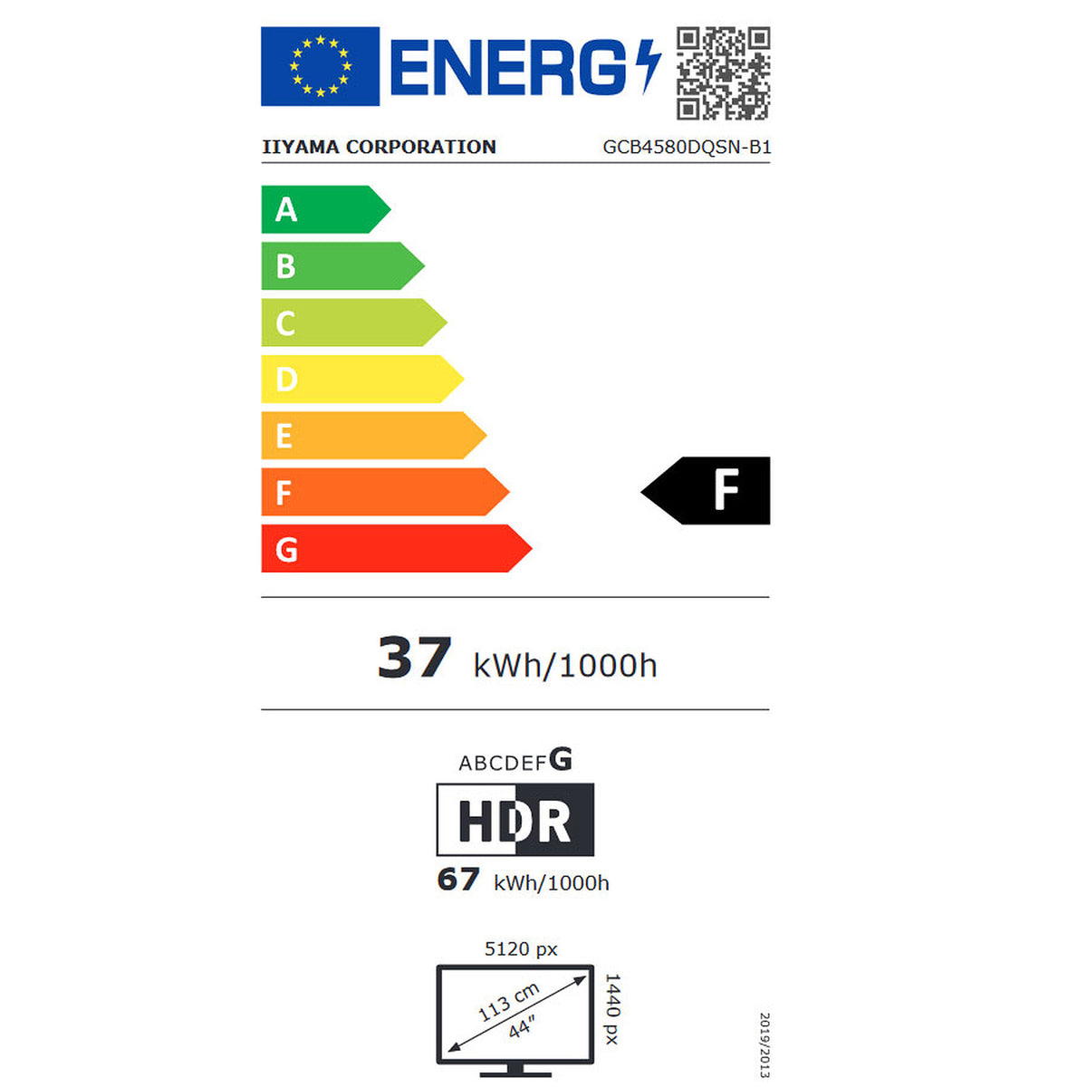 iiyama 45" LED - G-Master GCB4580DQSN-B1 Red Eagle economico