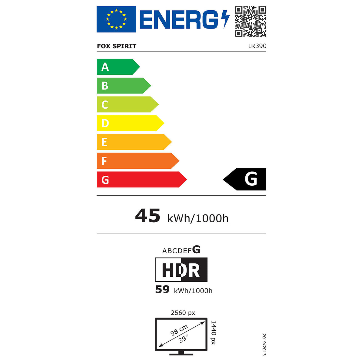 Nota Fox Spirit 38.5" LED - IR390