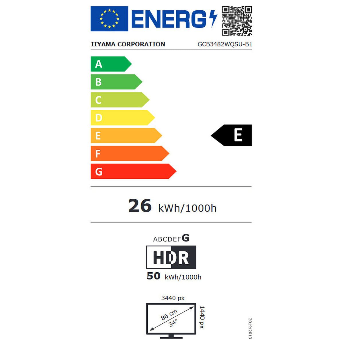 iiyama 34" LED - G-Master GCB3482WQSU-B1 Red Eagle economico
