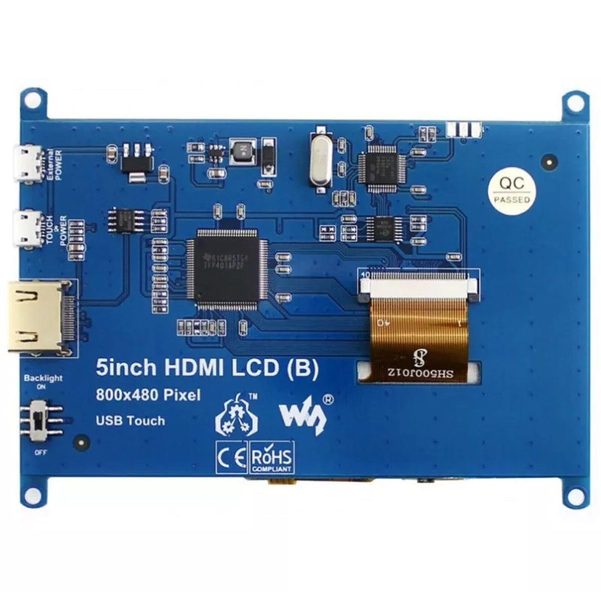 Nota Waveshare 5" Resistivo - 10737