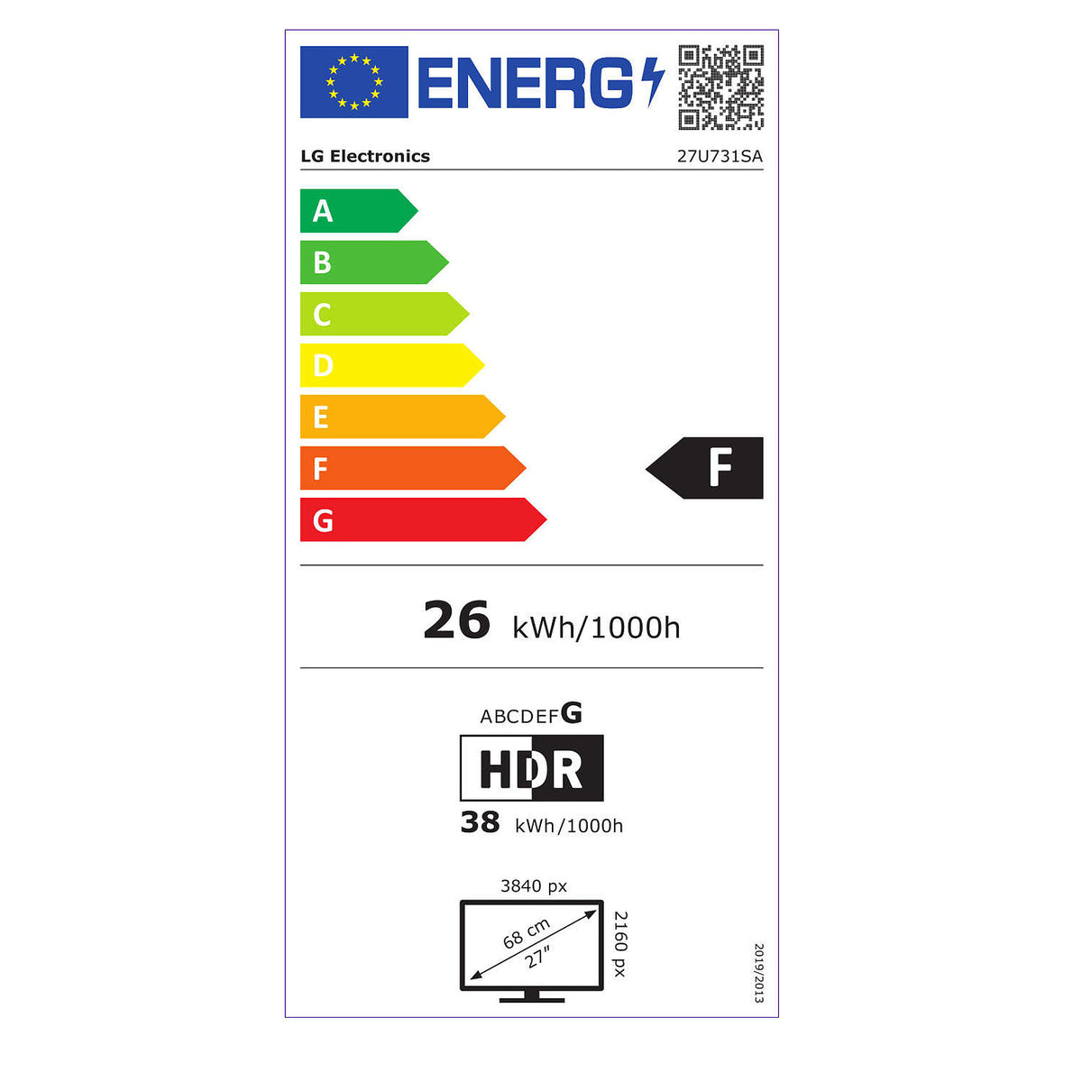LG 27" LED - 27U731SA-W economico