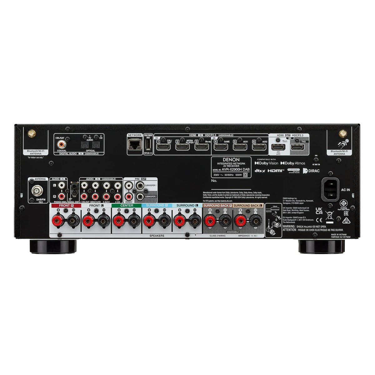 Nota Denon AVR-X2900H DAB