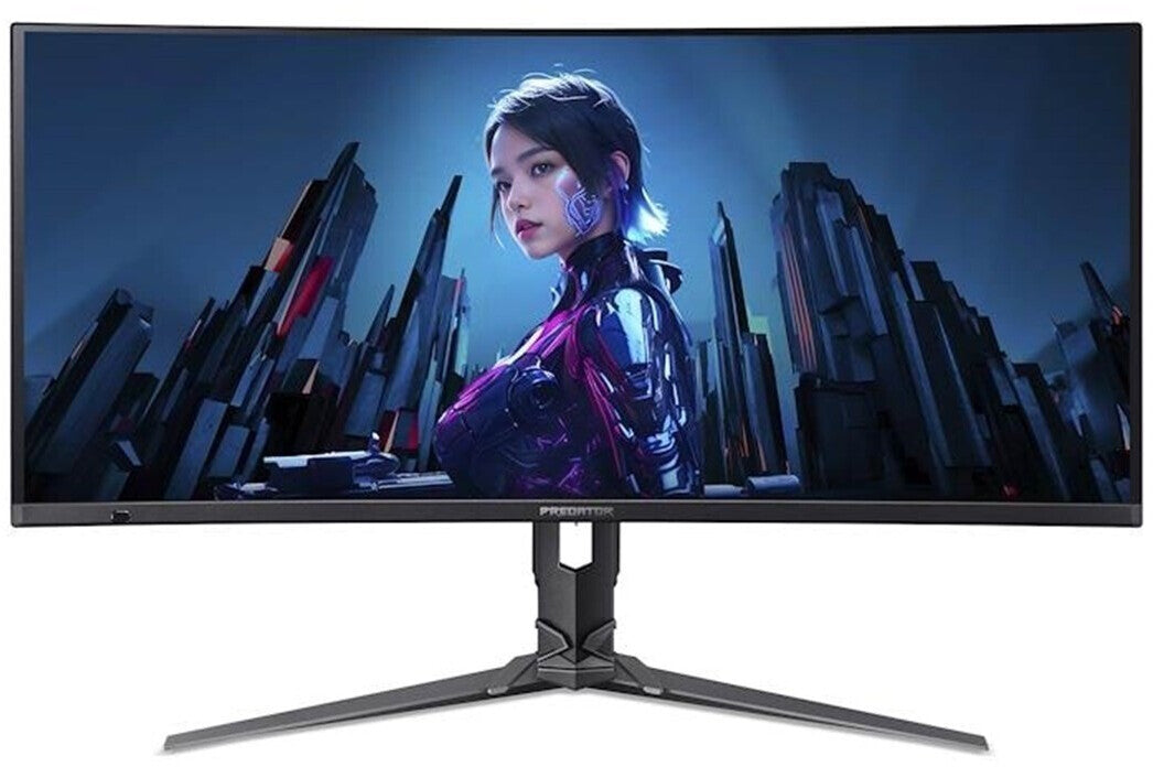 Acer Predator X34X5bmiiphuzx 34" UWQHD OLED Monitor mit der 1800R-Panoramakrümmung