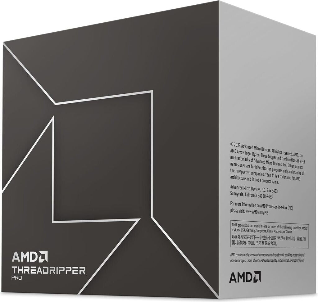 AMD Ryzen™ Threadripper™ PRO 7965WX 24 cœurs, Socket sTR5, Boîte (sans ventilateur)