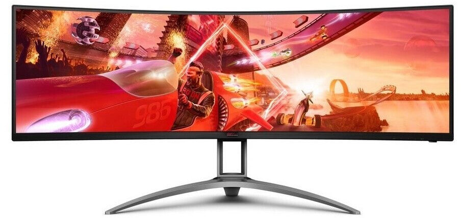 AOC AGON AG493UCX2 124 cm (48") DQHD VA Écran gaming incurvé HDMI/DP/USB-C 165 Hz
