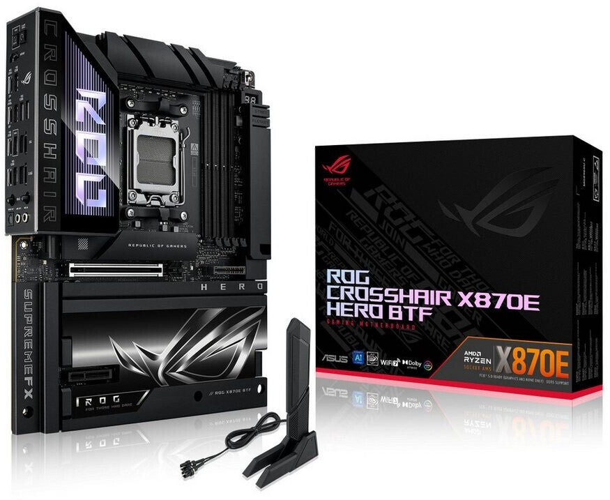 Carte mère ASUS ROG Crosshair X870E HERO BTF WIFI ATX socket AM5 HDMI/USB4