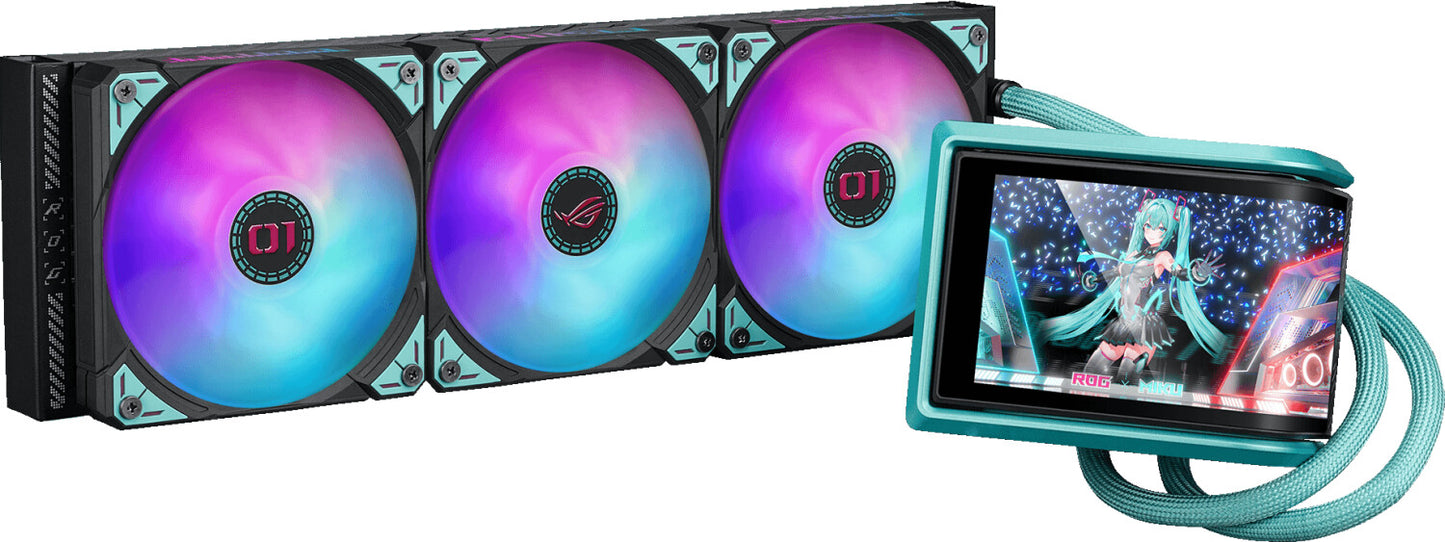 ASUS ROG RYUO IV SLC 360 ARGB MIKU Système de refroidissement liquide complet pour CPU