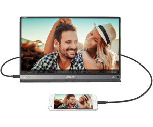 Écran ASUS MB16AP (15,6") 39,6 cm USB portable (USB Type C, Full HD, batterie intégrée) noir