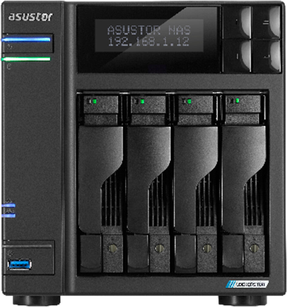 ASUSTOR AS6704T Gen2 Lockerstor 4 NAS System 4-bay