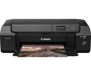 Imprimante jet d'encre Canon imagePROGRAF PRO-300 (A3+, Imprimante, 10 réservoirs d'encre, USB, LAN, WLAN, impression CD/DVD, AirPrint)