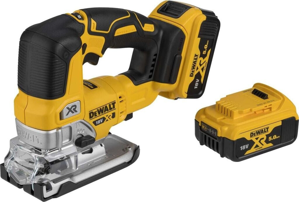 DeWALT Batterie XR 2x 5.0Ah Li-Ion Scie sauteuse sans fil TSTAK DCS334P2