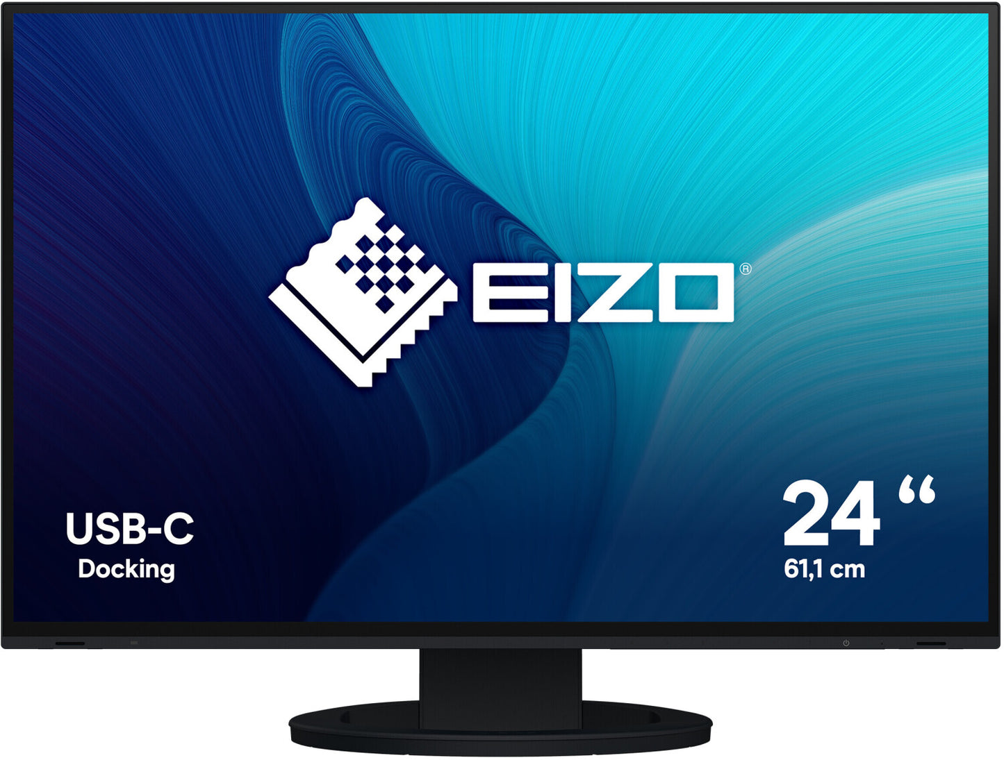 EIZO FlexScan EV2485-BK 61,1m (24,1") WUXGA IPS Monitor DP/HDMI/USB-C Pivot