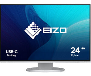 EIZO FlexScan EV2485-WT 61,1cm (24,1") WUXGA IPS Écran DP/HDMI/USB-C Pivot