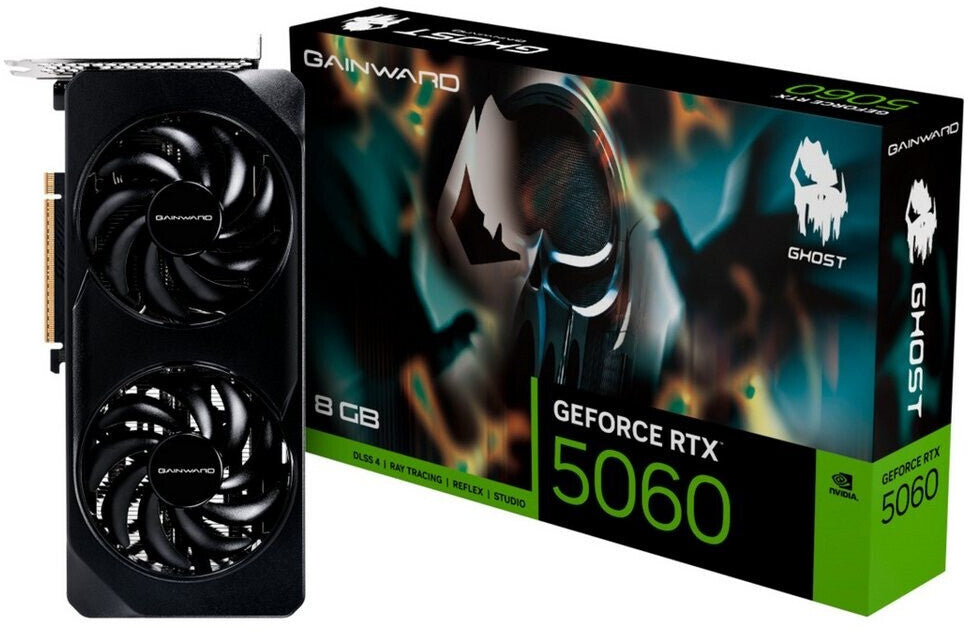 Carte graphique GAINWARD GeForce RTX 5060 Ghost 8 Go GDDR7 HDMI/3xDP