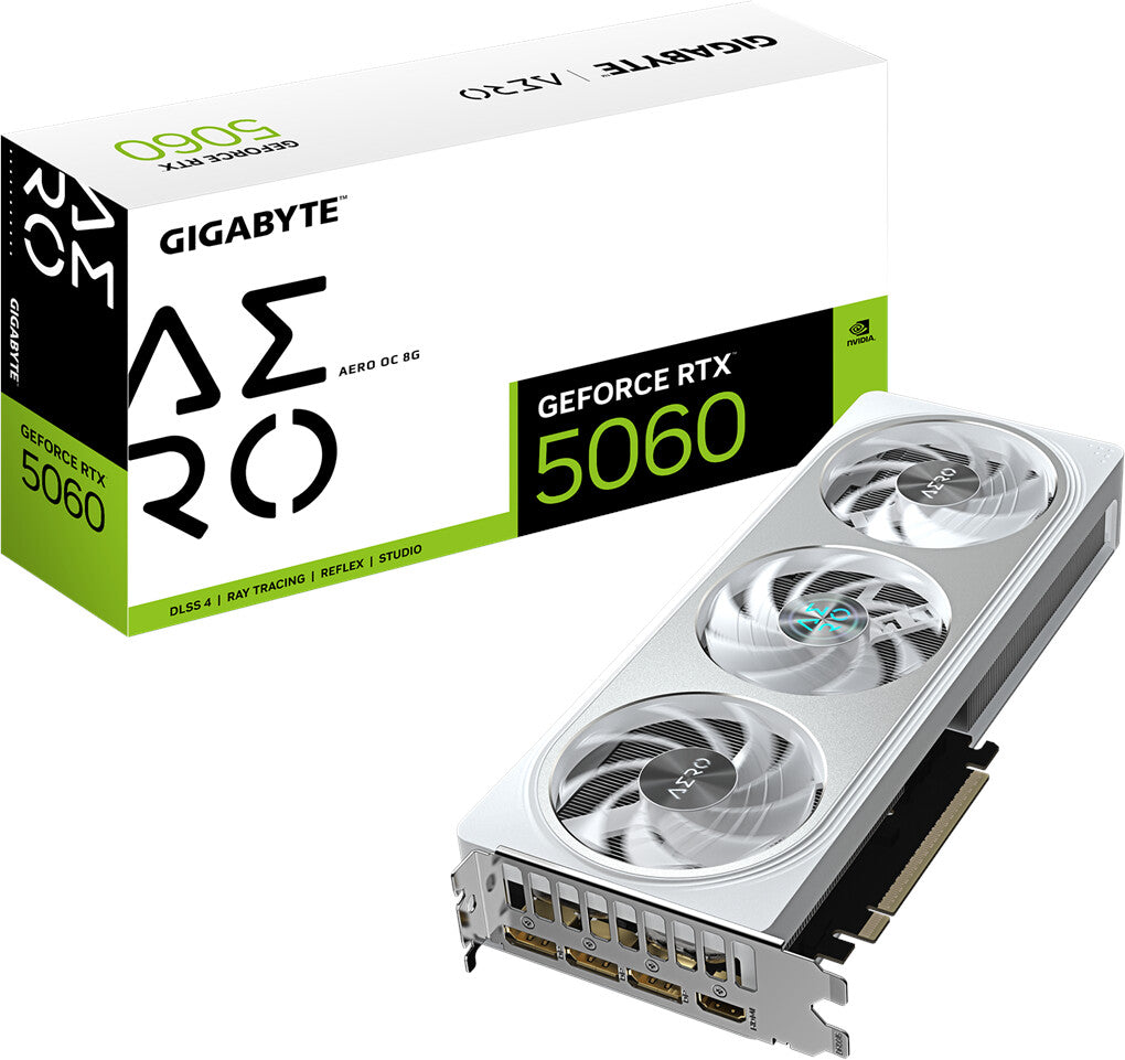 Carte graphique GIGABYTE GeForce RTX 5060 AERO OC 8 Go HDMI/DP