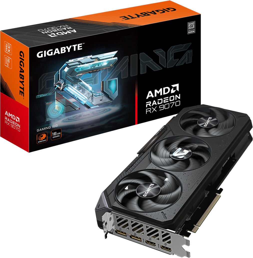 Carte graphique GIGABYTE Radeon RX 9070 GAMING 16G HDMI/DP