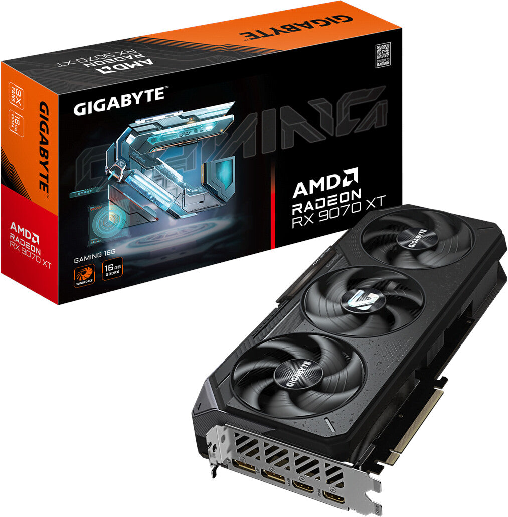 Carte graphique GIGABYTE Radeon RX 9070 XT GAMING 16G HDMI/DP