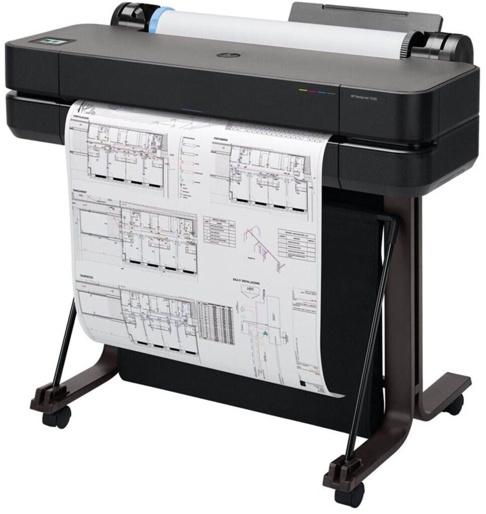 HP DesignJet T630 Inkjet Large Format Printer Plotter (A1, 61cm, 24", LAN, USB, WLAN)