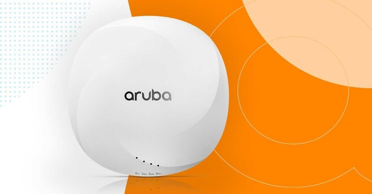 HPE Aruba AP-615 Point d'accès Bluetooth, Wi-Fi 6E (RW)