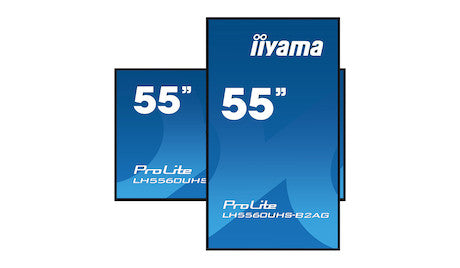 iiyama ProLite LH5560UHS-B2AG Display per segnaletica digitale 4K da 55" con sistema operativo Android e orientamento flessibile