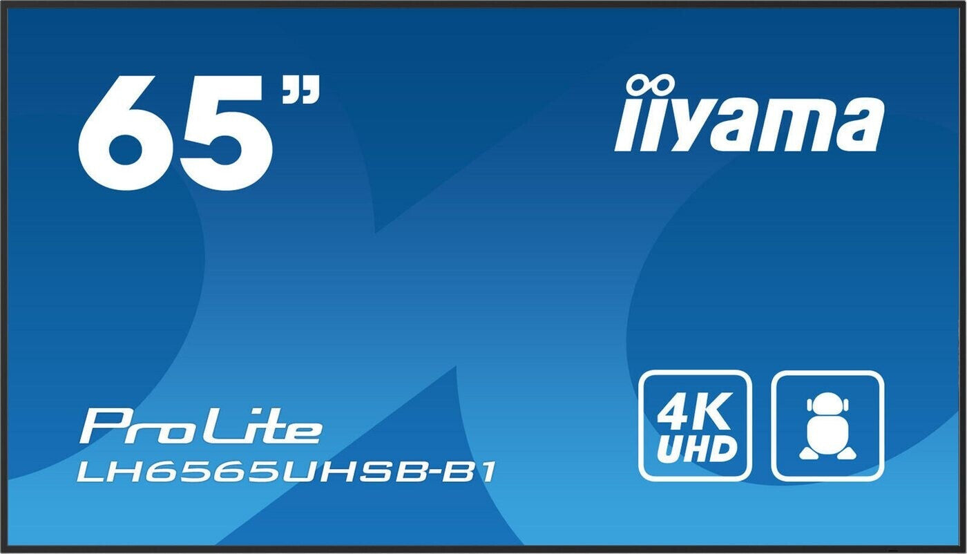 iiyama LH6565UHSB-B1, 65", Écran