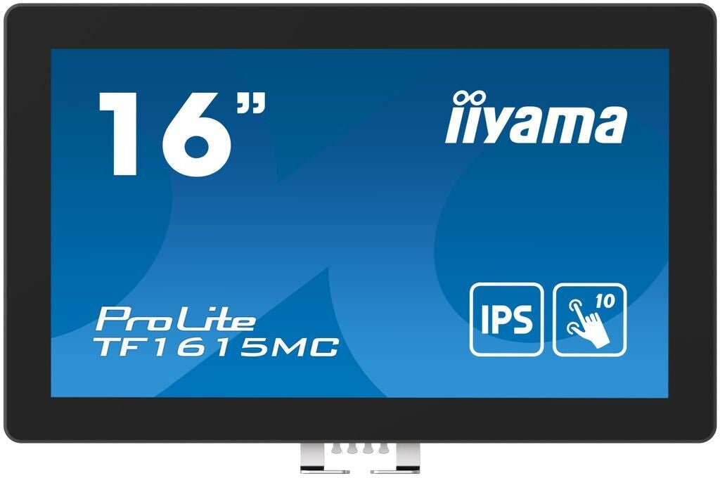iiyama ProLite TF1615MC-B1 39,5 cm (15,6") Moniteur LED tactile FHD IPS HDMI/VGA/DP