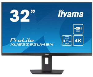 iiyama ProLite XUB3293UHSN-B5 80cm (31,5") Écran 4K UHD IPS HDMI/DP/USB-C 60Hz