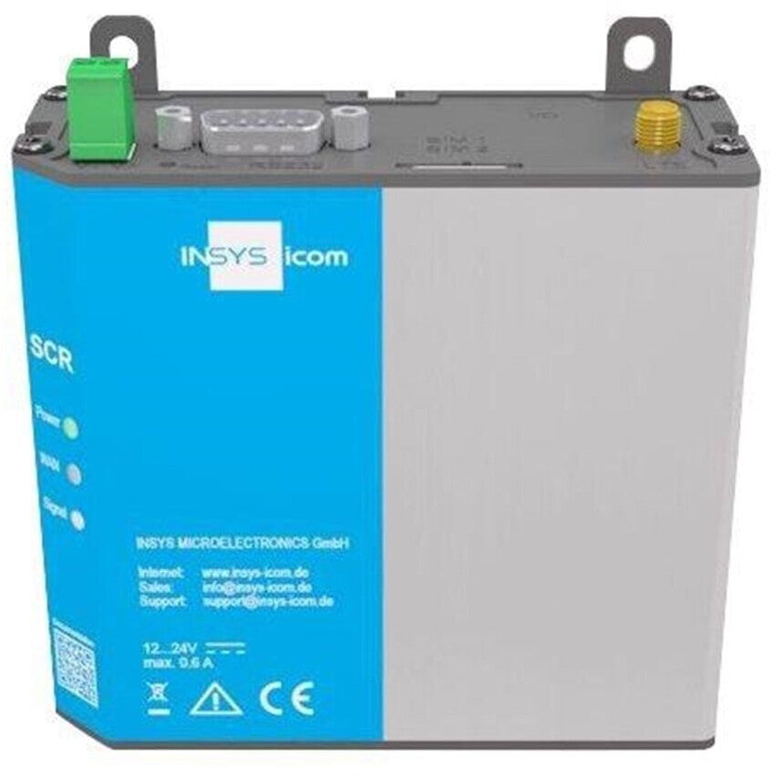 INSYS icom SCR-L200 routeur mobile LTE VPN 2x Ethernet 10/100BT 1x RS232