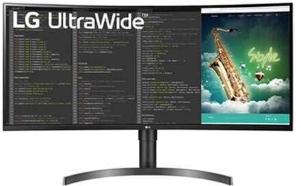 LG 35WN75CP-B Moniteur VA 35", 3440 x 1440 UWQHD, 100 Hz, 5 ms