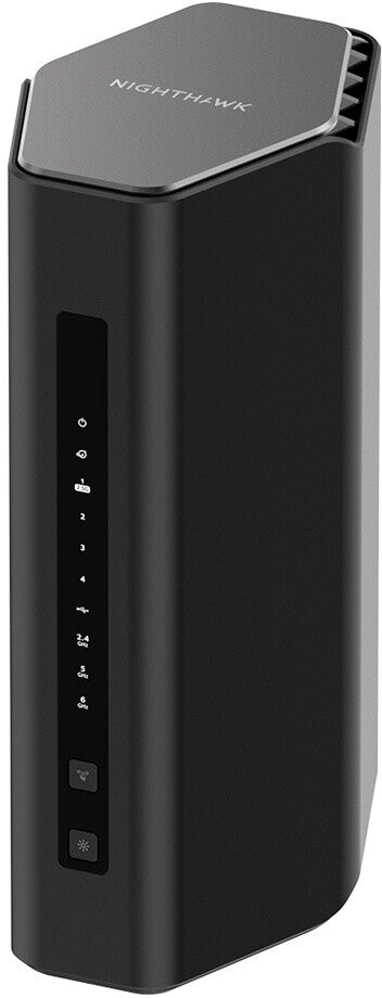 NETGEAR Nighthawk Tri-Band WiFi 7 Router (RS500) – Security features, BE12000 WiFi speed (up to 12 Gbps) – covers up to 230 m², 120 devices – 2.5 GB Internet port