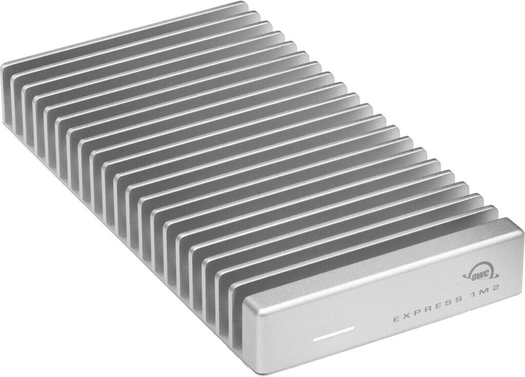 OWC Express Portable 1M2 2TB USB4 (40Gb/s) Silver External Hard Drive SSD