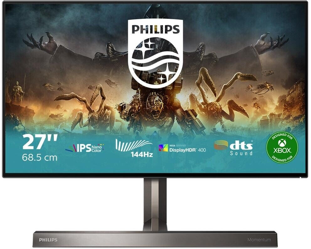 Philips Evnia 279M1RV 68,6cm (27") 4K IPS Monitor 16:9 HDMI/DP/USB-C PD65W 144Hz