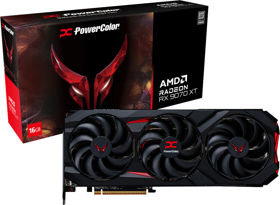 Carte graphique POWERCOLOR AMD Radeon RX 9070 XT Red Devil OC 16 Go GDDR6 HDMI/3xDP