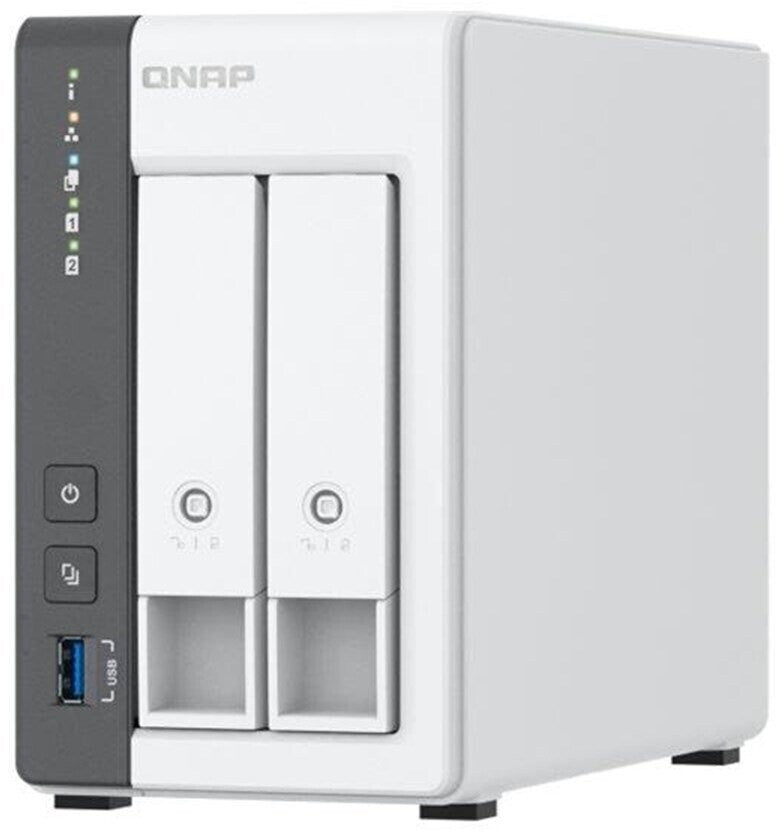 Système NAS QNAP TS-216G 2 baies 8 To, avec 2 disques durs WD Red Plus WD40EFZZ de 4 To