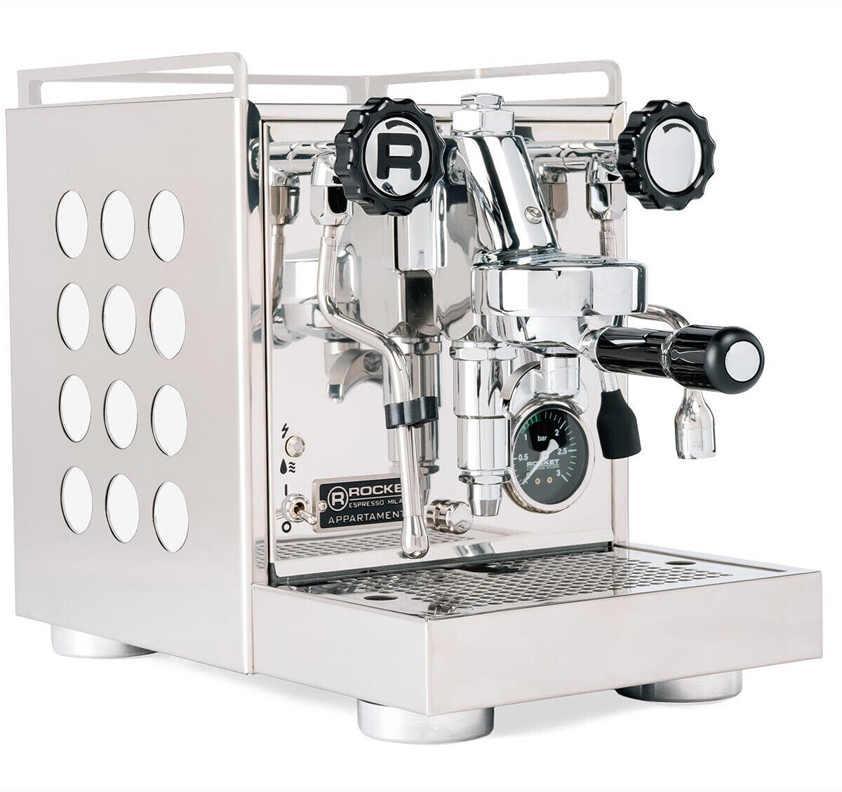 Rocket RE504A1W11 Appartamento 2.0 Inox, White