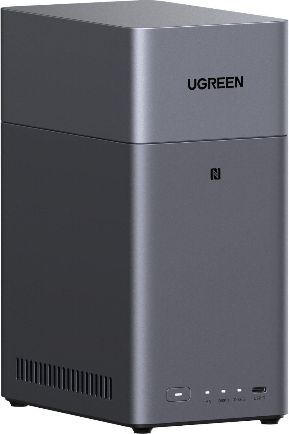 Système NAS UGREEN NASync DH2300 2 baies 24 To, incl. 2x Seagate IronWolf ST12000VN0008 12 To