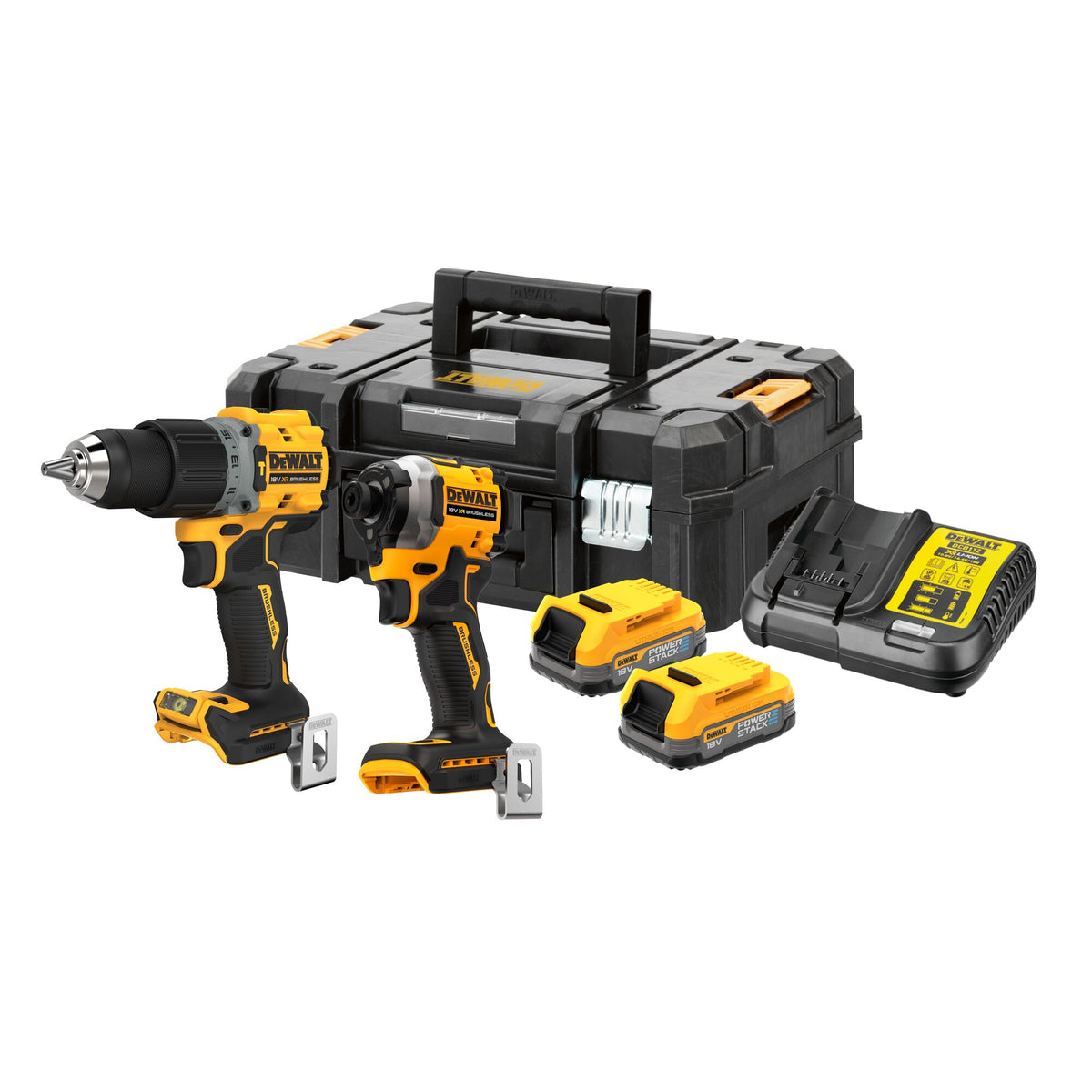 Batterie DeWALT Combopack DCK2050E2T- DCD805 + DCF850, 2x1,7Ah Powerstack + Chargeur
