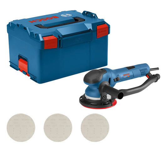 Smerigliatrice eccentrica GET 75-150 incl. Accessori in L-Boxx Gr. 3